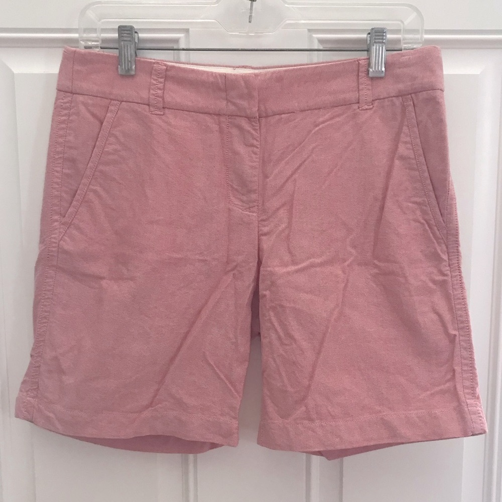 J. CREW Classic Oxford SHORTS *Pink*